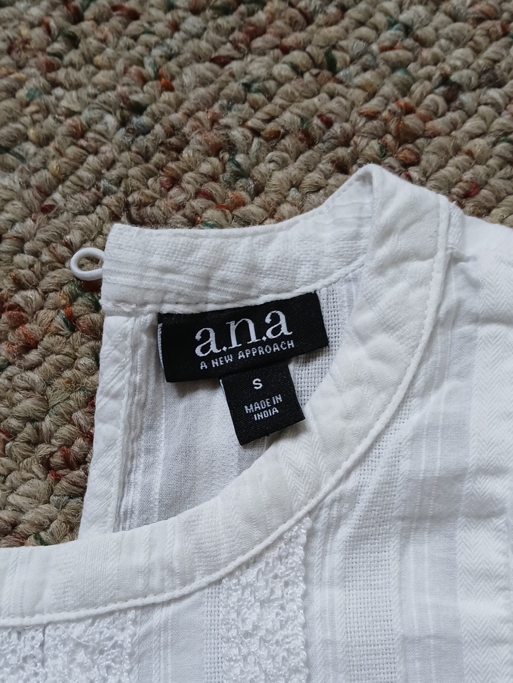 White Ruffled Blouse - Picture 4 of 6